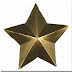 Estrellas 3D de cinco puntas con moldes