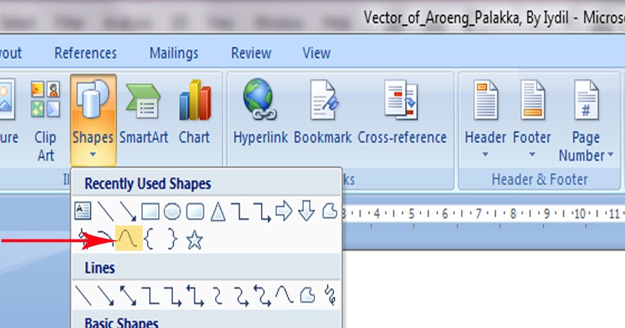 Belajar Desain: membuat vektor kartun di Microsoft Office 2007