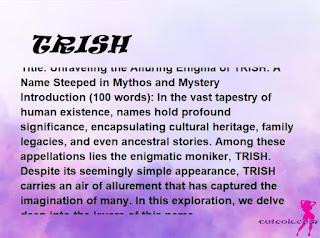 meaning of the name "TRISH"