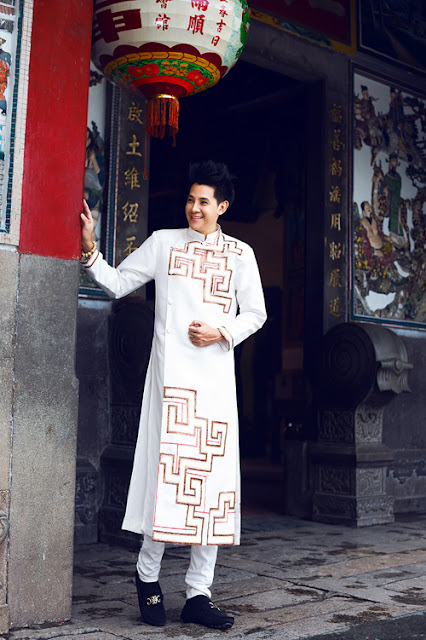 thuê áo dài nam đẹp ở Hà Nội 