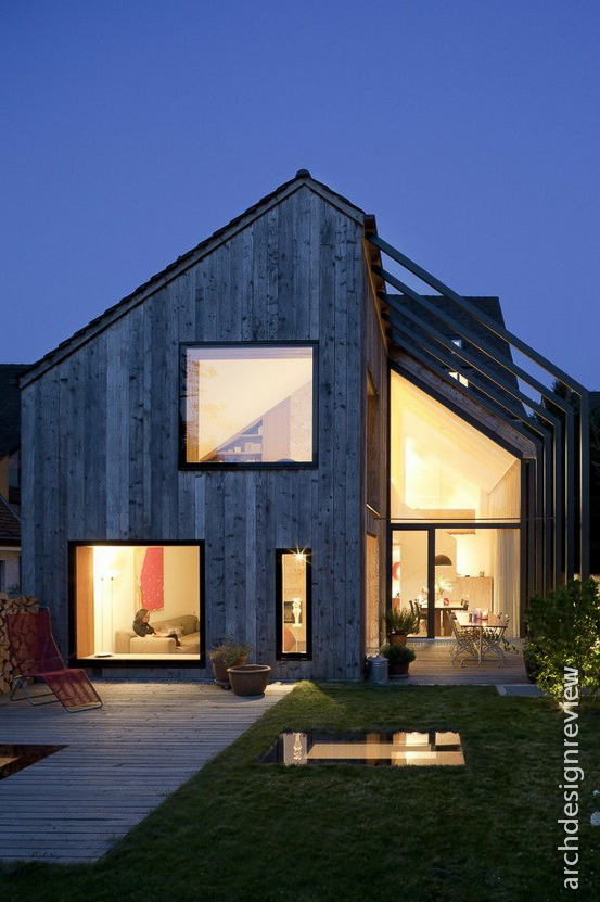 architecture and design: pitched roofs in modern architecture