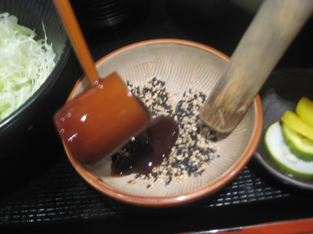 yabu house of katsu-sesame and sauce