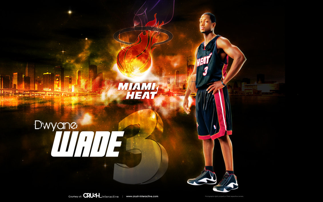 Dwyane Wade Miami Heat Back Costume Wallpapers 1366X768