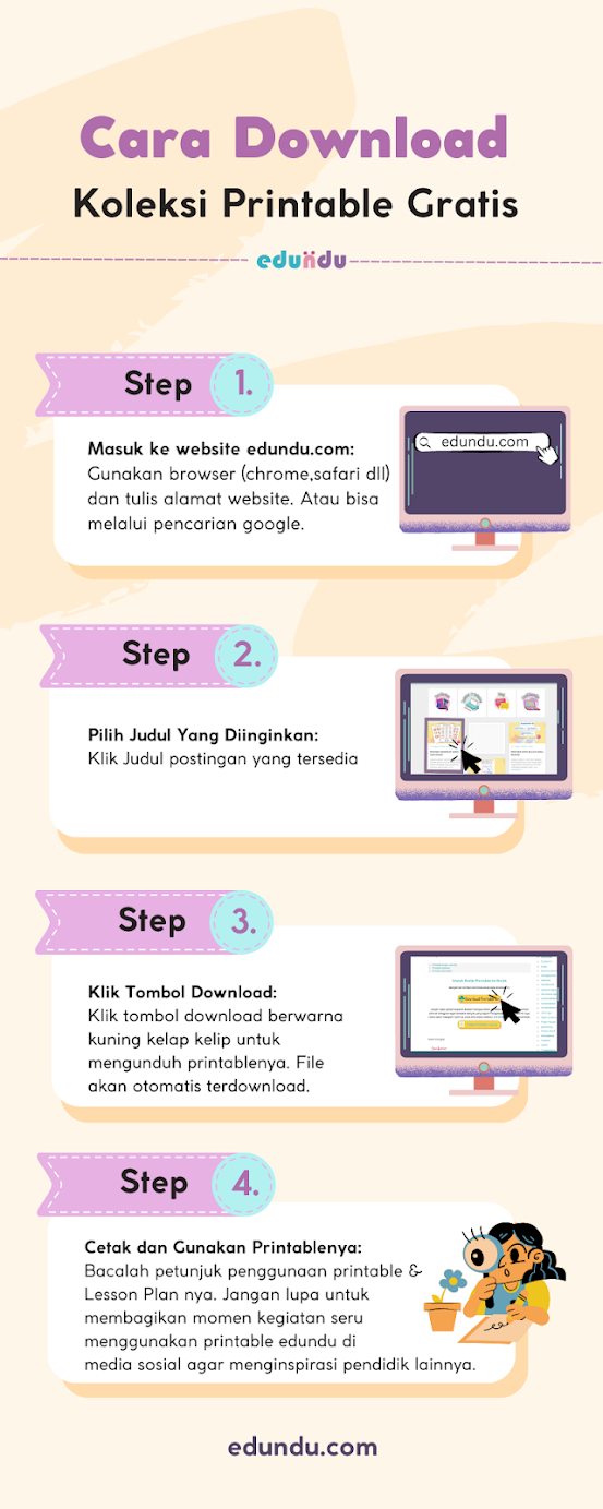 Cara Download Printable Gratis Untuk Anak Disini