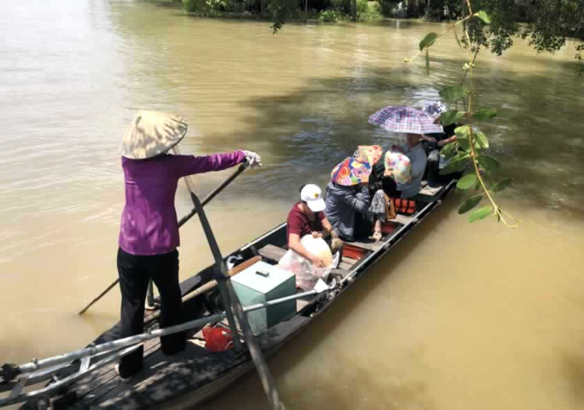 Đò chèo rạch Cây Bưởi