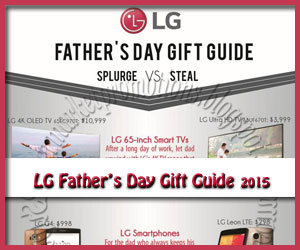 LG Father's Day Gift Guide 13 June 2015