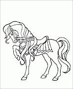 Caballos para colorear . Dibujos infantiles, imagenes cristianas (dibujos colorear caballos)