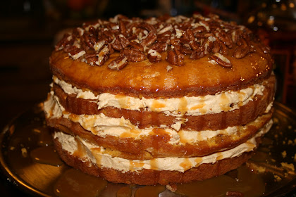 Bake a holic: Luscious FourLayer Pumpkin Cake