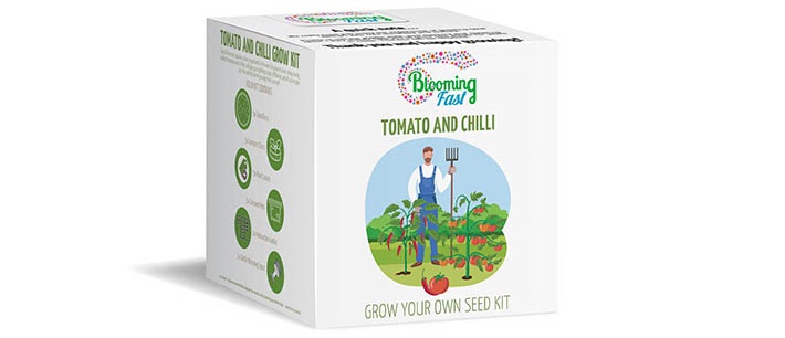 Tomatoes and Chillies Seed Kit from Gardening Direct