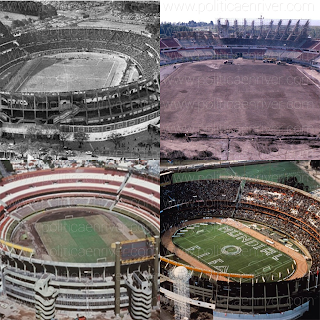 Construcción Sívori Alta y Mundial en el Estadio Monumental Antonio Vespucio Liberti