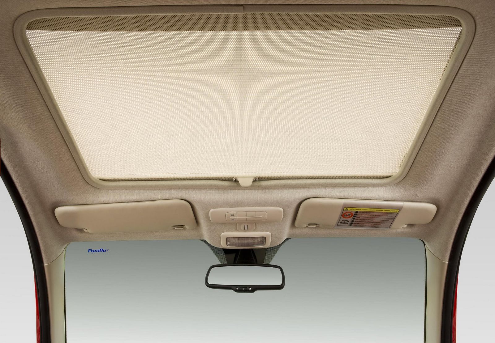 A sunshade is provided to adjust the light intensity inside the car