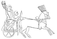 ancient Egyptian Chariot coloring page