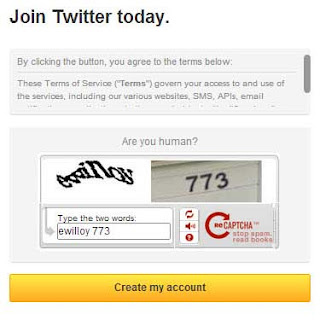 Create Account Twitter