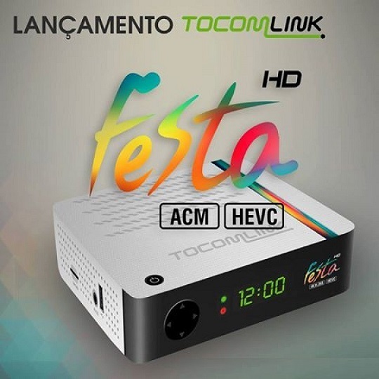 TOCOMLINK FESTA HD NOVA ATUALIZAÇÃO V01.77 - 27/12/2019