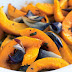 Roasted squash with sage and onion