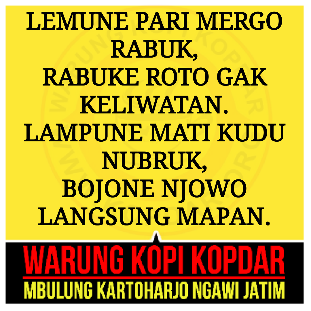 Meme Lucu Warung Kopi DP BBM Lucu Kocak Dan Gokil