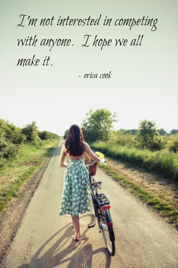 girl with bicycle on a country road