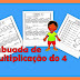 MULTIPLICAÇÃO - TABUADA DO FATO 4 