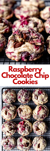 Raspberry Chocolate Chip Cookies