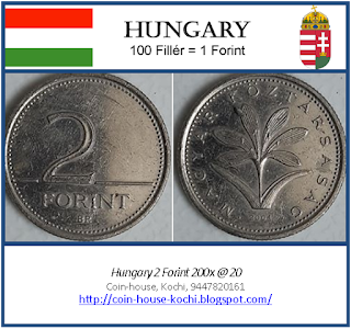 Hungary 2 Forint 200x @ 20