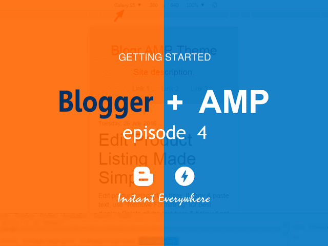 We will continue from where we have left of  Style & Presentation — Blogger AMP Theme Design for Large Screen Size