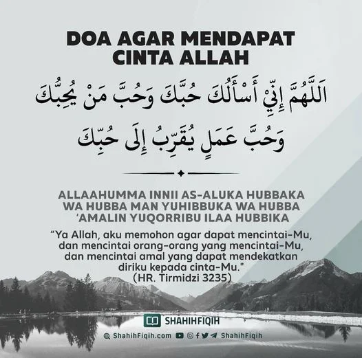 Doa agar mendapatkan cinta Allah