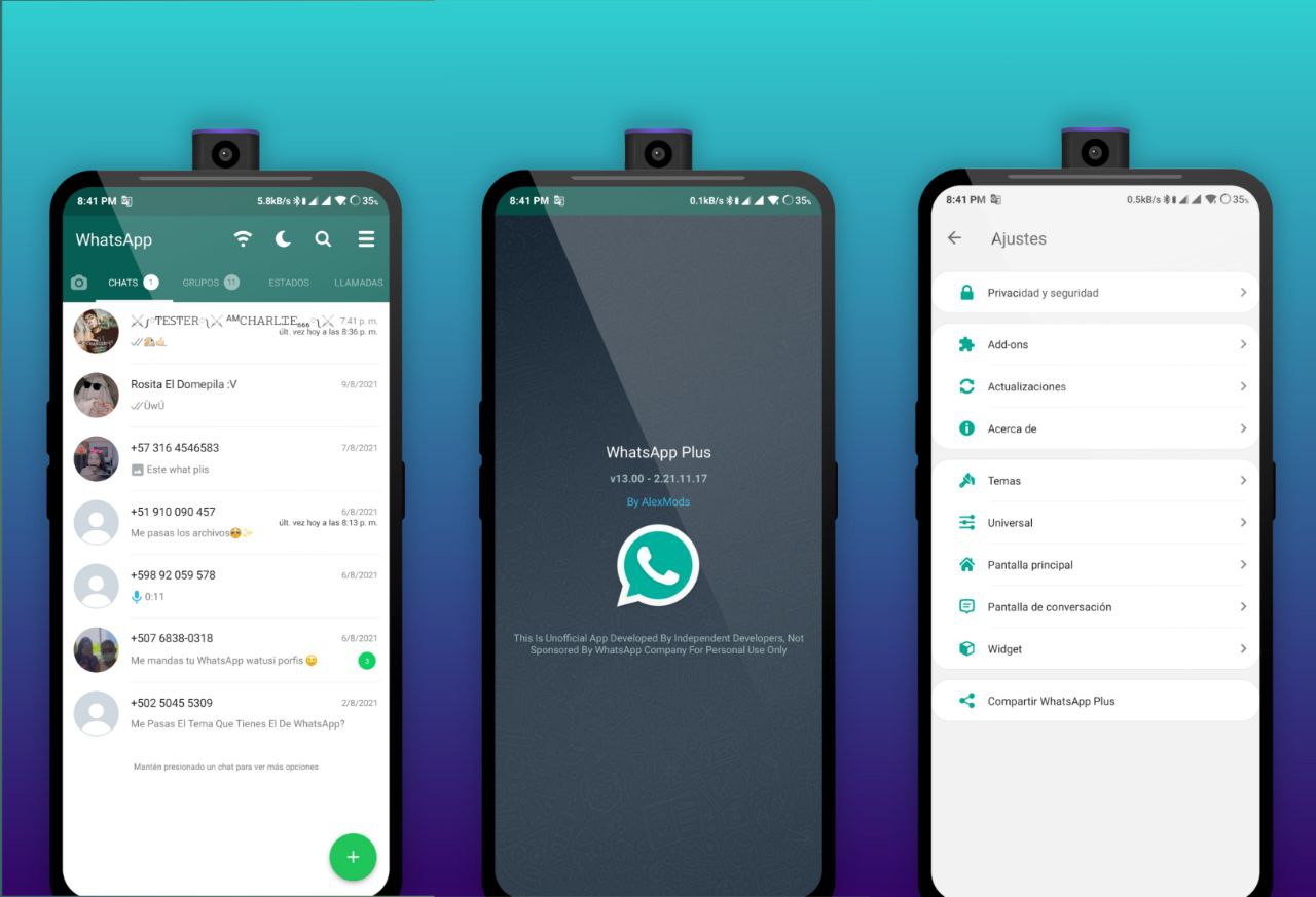 WA Plus, GBWA Pro and OGWA Pro v13.0 APK