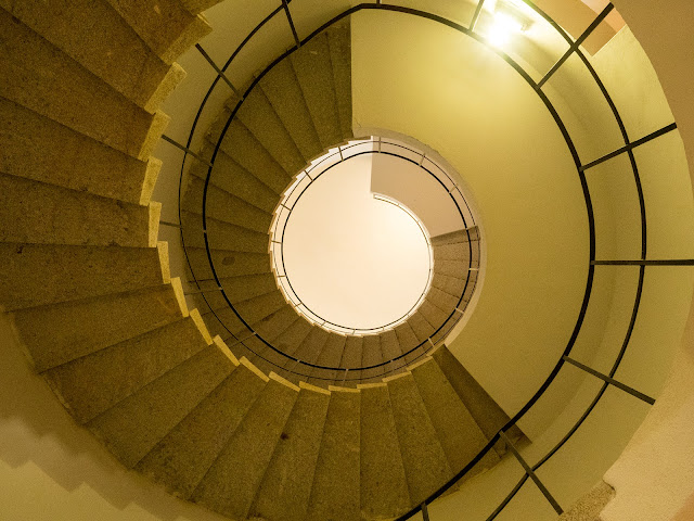 scala a chiocciola della Torre Martello