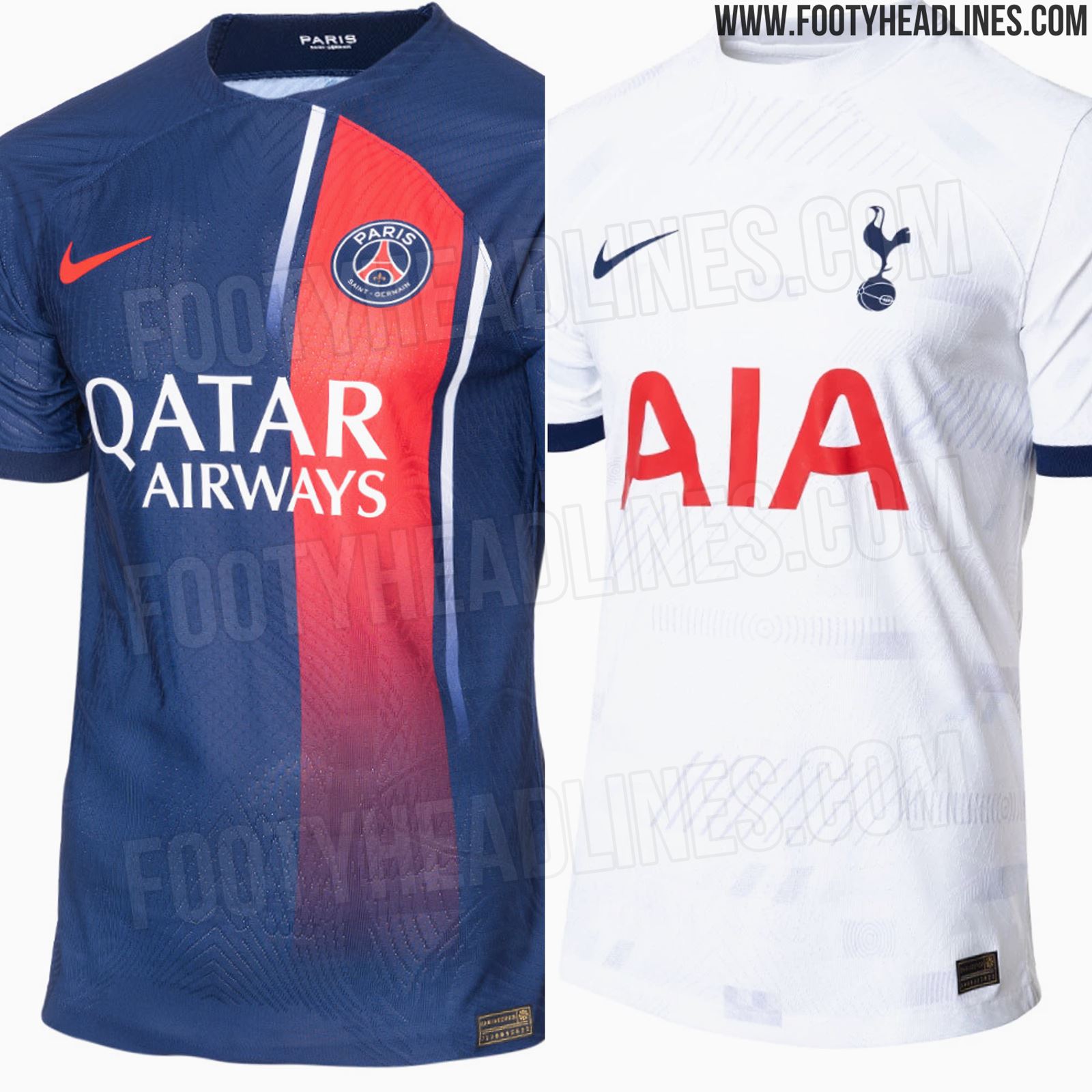 New Paris Saint Germain Football Kits, 23/24 Shirts