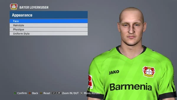 Niklas Lomb Face For PES 2017