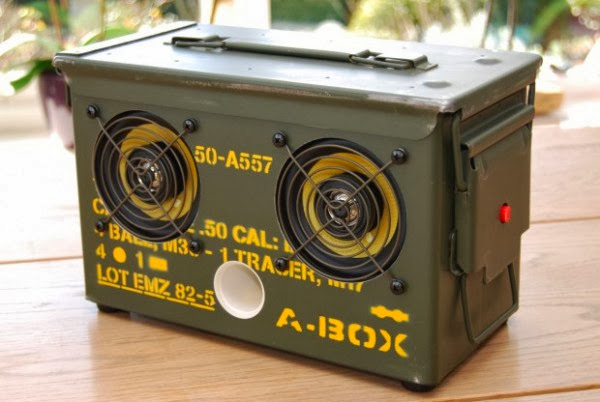 Music on the Front Lines: iPod Ammo Box Speakers