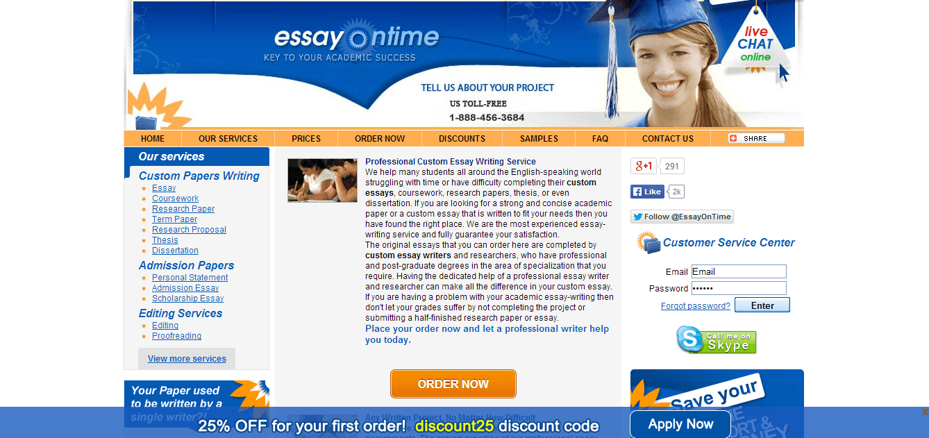 EssayOnTime.com Essay Writing Service Picture