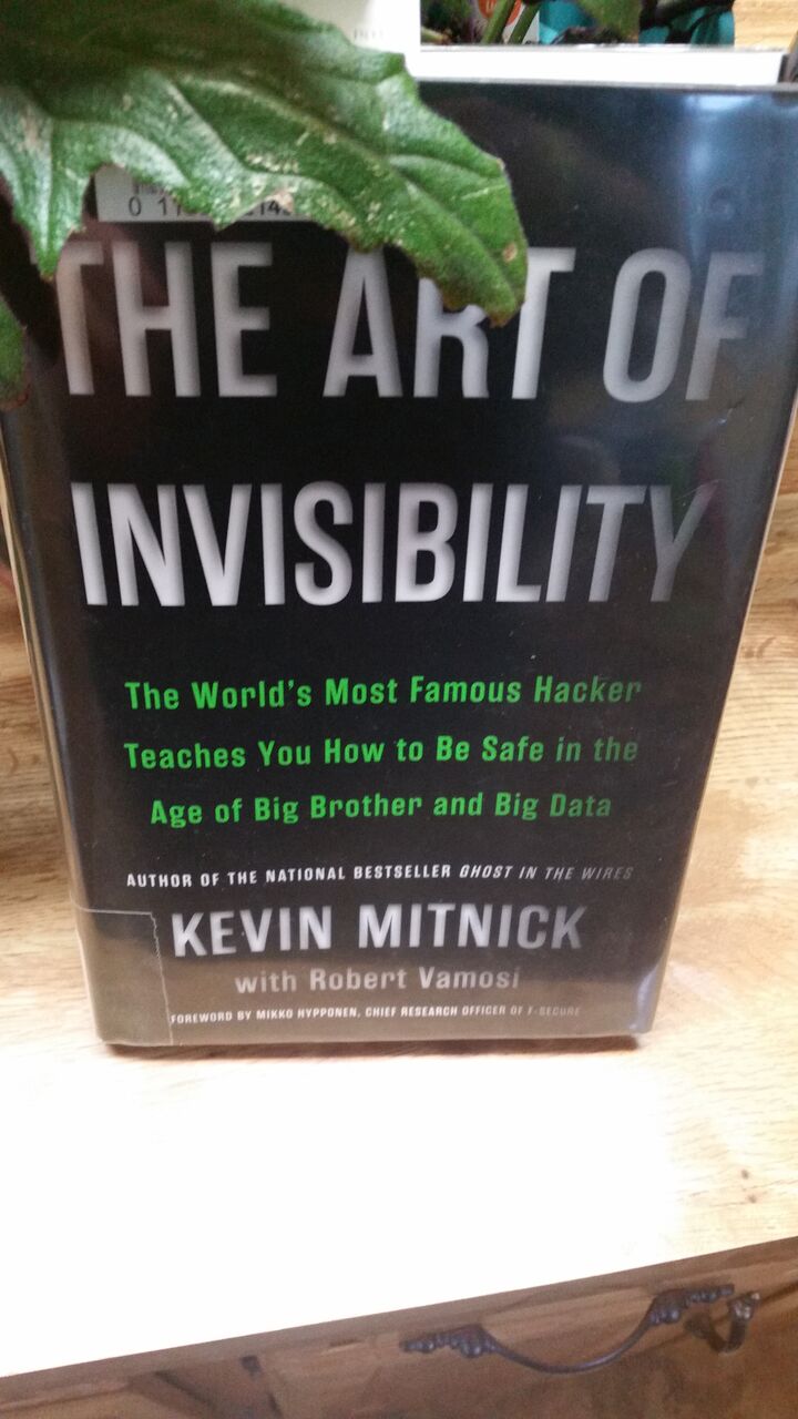 The Gathering of Books "The Art Of Invisibility" by Kevin Mitnick Book