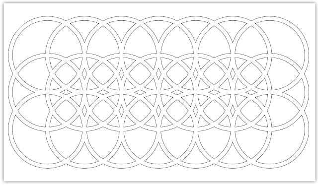 rectangle circles free hand embroidery pattern
