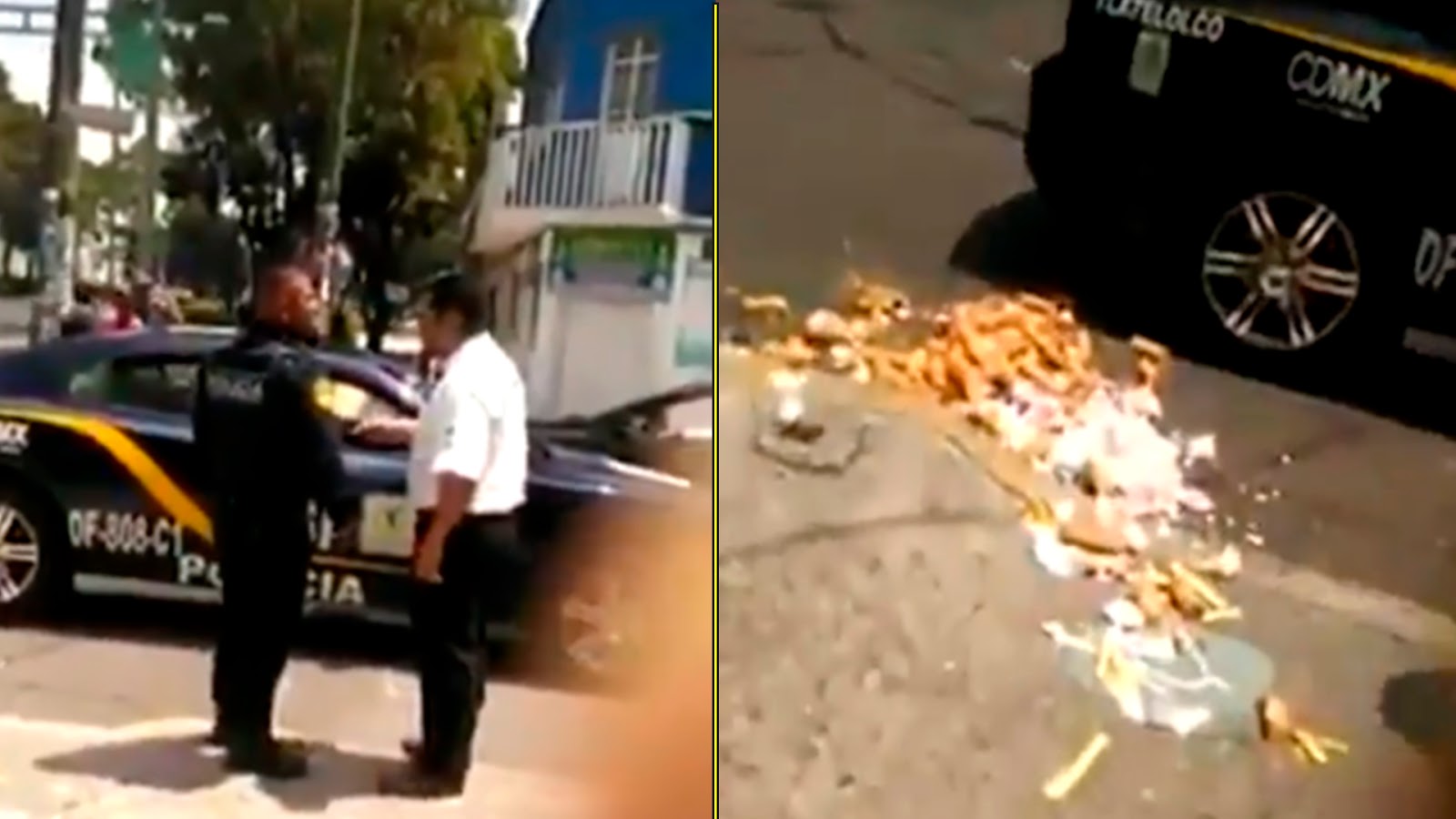 Vendedor de merengues llora. Policías de la CdMx habrían arrojado su mercancía al piso (VIDEO)