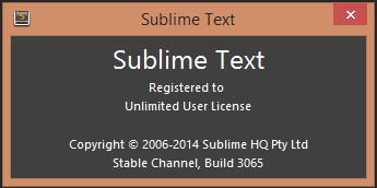 Crack Sublime Text 3 Build 3065, Sublime Text 3 Build 3065 key bản quyền