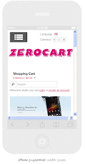 responsive view zerocart, free opencart responsive theme
