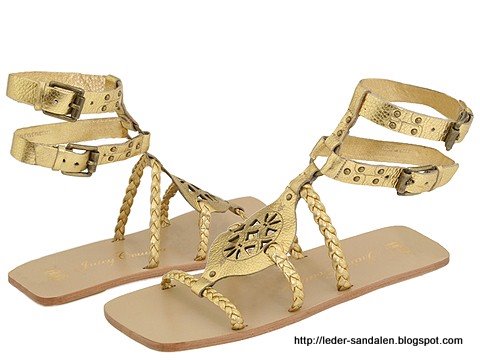 Leder sandalen:353426leder