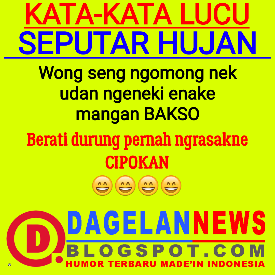 GAMBAR KATA KATA LUCU TENTANG HUJAN DAGELAN NEWS