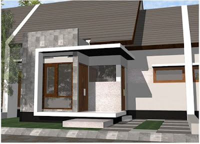 Gambar Desain Teras Untuk Rumah Minimalis Type 36 Sederhana