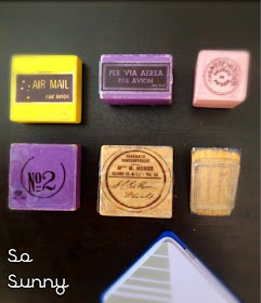 DIY stamp holders. Soporte para sellos