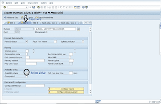 How to create material in Postal Division (Plant) for indent to PSD