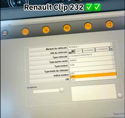 Renault CAN CLIP V232 godiag j2534 1