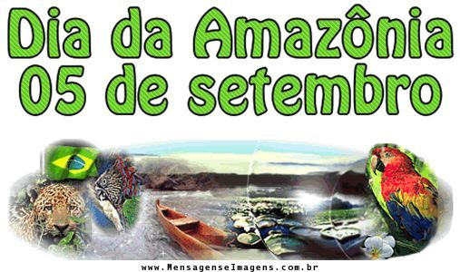 Resultado de imagem para dia da amazonia texto