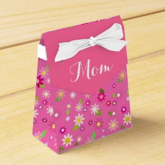 Favor Boxes for Mother's Day - Mom Gift Bag, Favor Bag for Mother's Day, Pink Bag Favor Box Floral