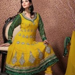 Latest Mehndi Dresses by Design3r www.fashion-beautyzone.blogspot.com