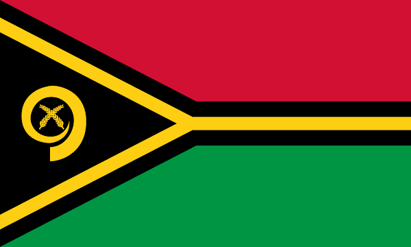 Logo Gambar Bendera Negara Vanuatu PNG JPG ukuran 600 px