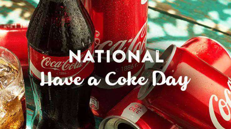 National Have a Coke Day Wishes Awesome Picture
