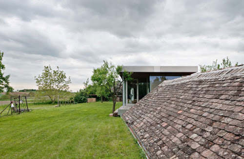 Impressive Contemporary Extension to Old Farmhouse in Austria