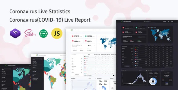 Jibanu – Coronavirus Stats Dashboard Template